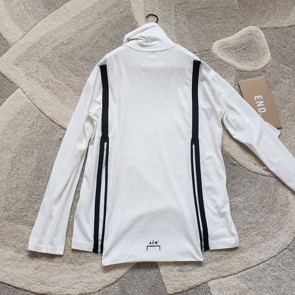 A-COLD-WALL Zipper Rollneck Turtleneck Top in Off White - Men's Medium - Picture 2 of 9
